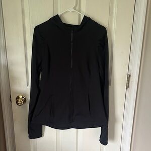 Black Zip-Up Lightweight jacket